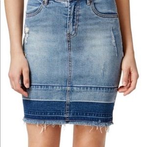 Kut from the Kloth Rosie Pencil Skirt Distressed